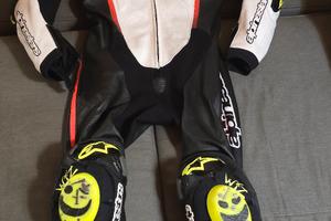 Tuta in pelle Alpinestars tg. 52
