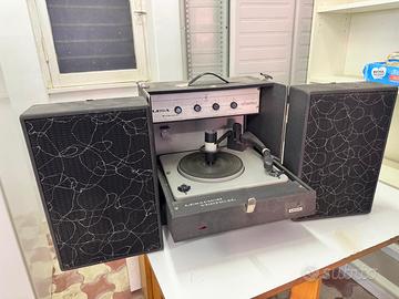 giradischi lesaphon vertical portatile