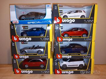 Bburago maisto polistil scala 1/24  8pz auto nuove