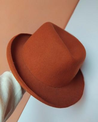 cappello donna feltro di lana n56 vintage 