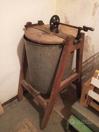 Smielatore manuale vintage legno-metallo completo