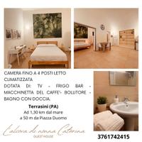 Camera con bagno privato nel cuore di Terrasini