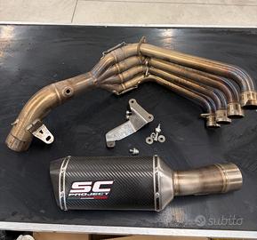 PER HONDA CB 650   SCARICO COMPLETO  SC