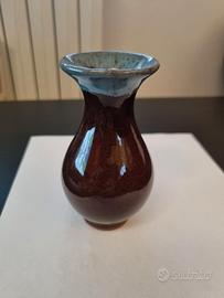 Vaso vintage American Van Briggle marrone anni '50