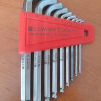 Kit chiavini a bussola esagonale con estremità sfe