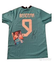 Maglia Benzema Autografata