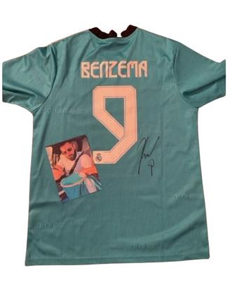 Maglia Benzema Autografata