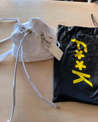Pochette / Borsa donna fuck bianca