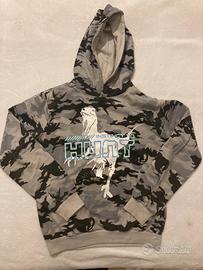 Felpa mimetica con cappuccio “Instinct to Hunt”