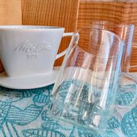 Melitta 101 filtro e tazze bistrot anni' 60 ' 80