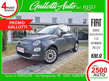 Fiat 500C Dolcevita 1.0 Hybrid 70cv