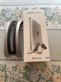 Supporto verticale per macbook space gray