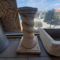 Colonna decorativa pietra ricostruita h61