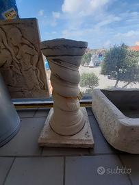 Colonna decorativa pietra ricostruita h61