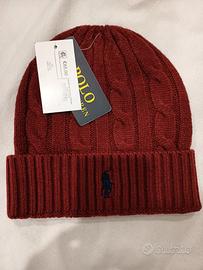 Polo Ralph Lauren Cable-Knit Beanie - Burgundy (Br