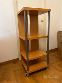 Scaffale con ruote