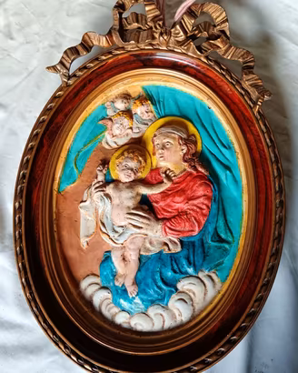 Madonna antica in gesso