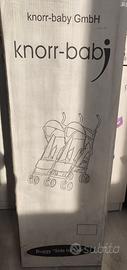 Passeggino gemellare leggero Knorr-Baby Side by Si