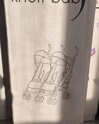 Passeggino gemellare leggero Knorr-Baby Side by Si