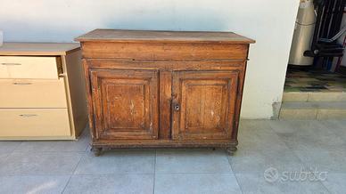 madia in legno massello