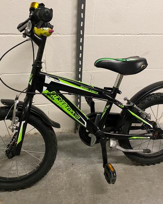 Bicicletta bambino taglia 16