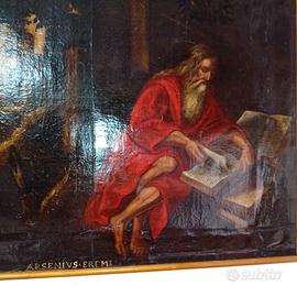 antico dipinto  epoca 600
