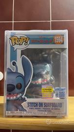 Funko Pop Stitch on Surfboard SDC25 Limited #1594