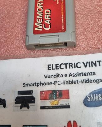 *0042NN-Memory Card Nintendo 64 COMPATIBILE
