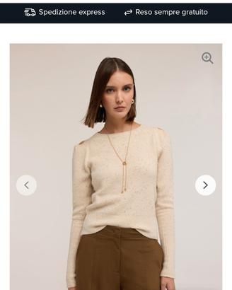 maglione stupendo per errore taglia