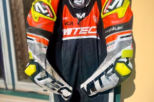 Tuta moto in pelle M-Tech Ring Replica