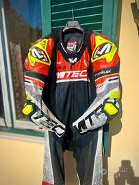 Tuta moto in pelle M-Tech Ring Replica