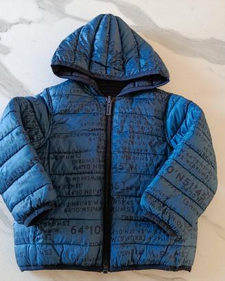 Piumino Burms double-face blu 24 mesi 