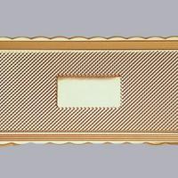 12 pz Vassoi dorati portadolci 15x26 pasticceria