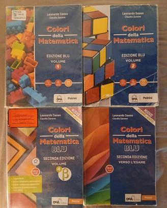 Libri di testo i colori della matematica ed blu