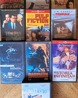 10 VHS originali Film anni 80-90