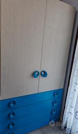 ARMADIO 2 ANTE CAMERETTA BAMBINO