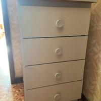 Cassettiera 4 cassetti moderna