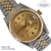 ROLEX  Datejust 6605 Champagne dial steel and gold