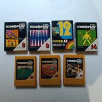 Lotto 7 Cartucce Videocart SABA Videoplay Rare