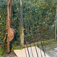 Set Canne Kaizen Green 12 ft 3 lb  +Sacca original