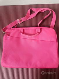 borsa rosa porta notebook 15 portatile fucsia
