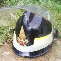 casco vintage, da vigili del fuoco, MISPA, 