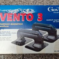 Portasci magnetico Gev Vento 3 per 3 paia di sci