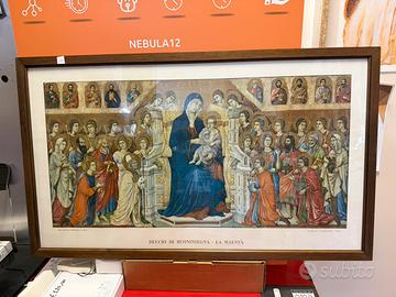 Riproduzione della Maestà di Duccio di Buoninsegna