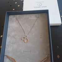 Parure bracciale e collana in argento