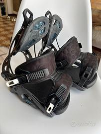 Flow Fuse M snowboard bindings attacchi