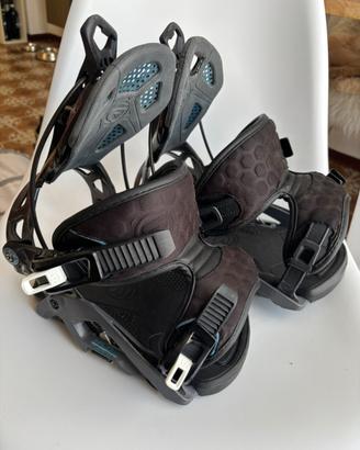Flow Fuse M snowboard bindings attacchi