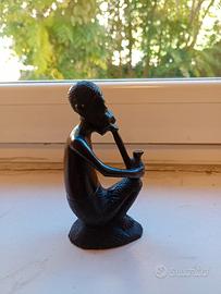 statuina africana in legno 