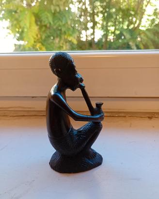 statuina africana in legno 