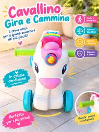 Cavalcabile Unicorno Bambini – Gioco Cavalcabile